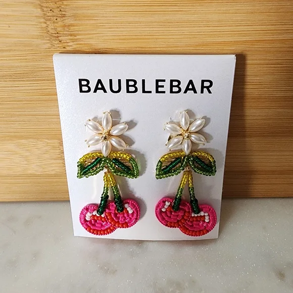 Baublebar cherry earrings - Picture 5 of 5